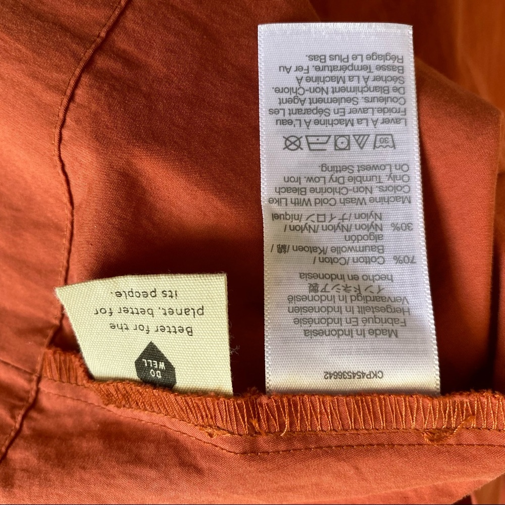 Madewell Pleated Button Front Midi Skirt - Picture 7 of 7
